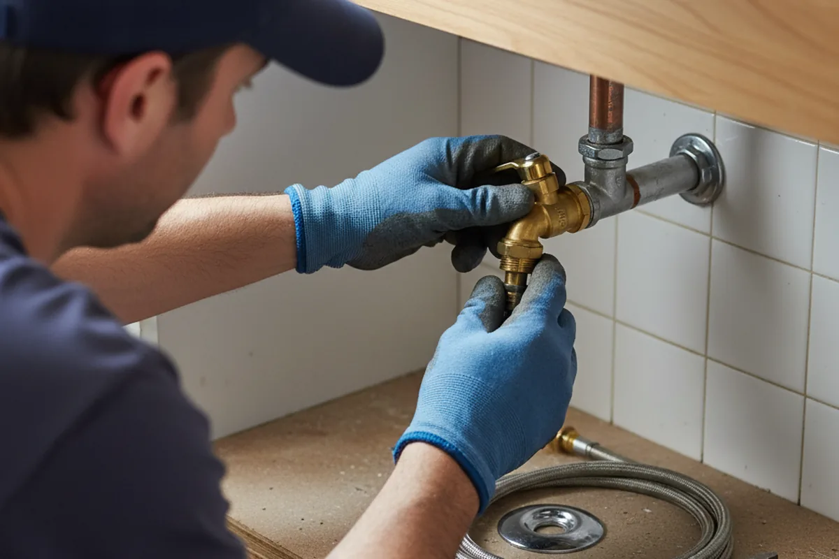 Shutoff valve and fitting work during Emergency Plumbing in Plymouth Meeting